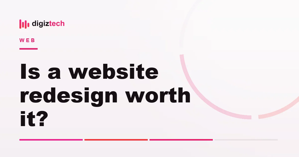 website redesign worth it - Flat illustration of two browser windows with an arrow between them